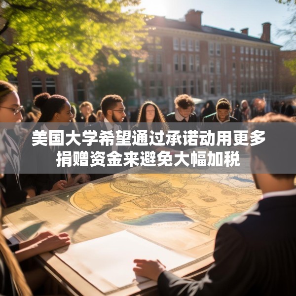 美国大学希望通过承诺动用更多捐赠资金来避免大幅加税