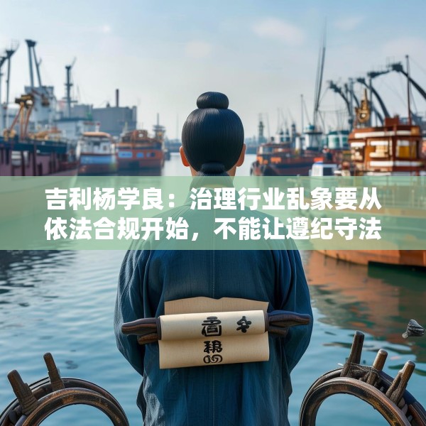 吉利杨学良：治理行业乱象要从依法合规开始，不能让遵纪守法者吃亏