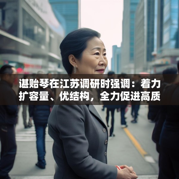 谌贻琴在江苏调研时强调：着力扩容量、优结构，全力促进高质量充分就业