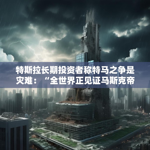 特斯拉长期投资者称特马之争是灾难：“全世界正见证马斯克帝国的瓦解”