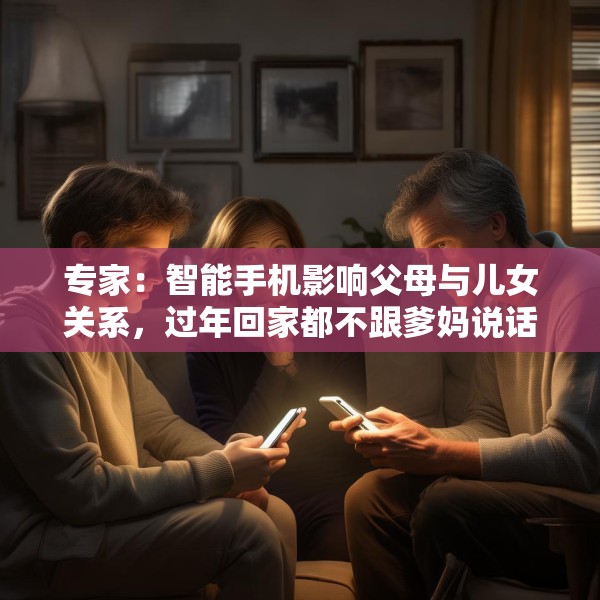 专家：智能手机影响父母与儿女关系，过年回家都不跟爹妈说话