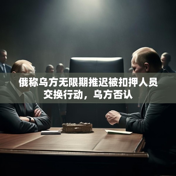俄称乌方无限期推迟被扣押人员交换行动，乌方否认