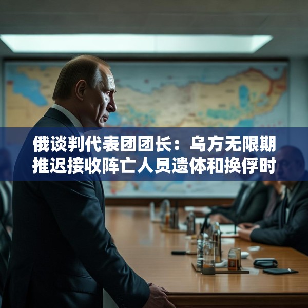 俄谈判代表团团长：乌方无限期推迟接收阵亡人员遗体和换俘时间