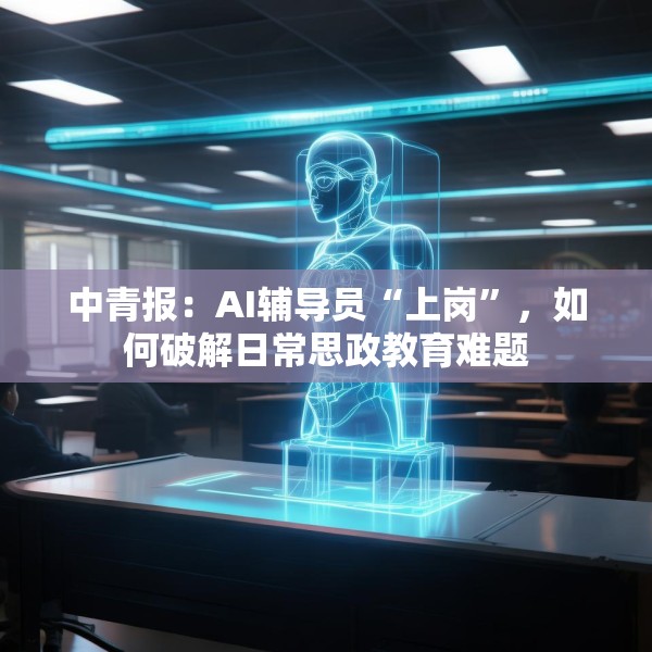 中青报：AI辅导员“上岗”，如何破解日常思政教育难题