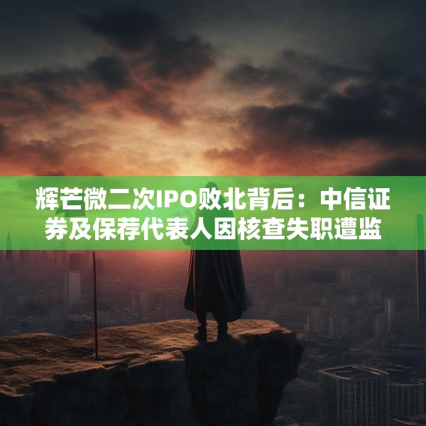 辉芒微二次IPO败北背后：中信证券及保荐代表人因核查失职遭监管措施