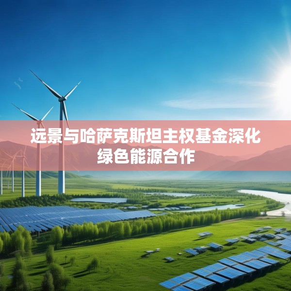 远景与哈萨克斯坦主权基金深化绿色能源合作