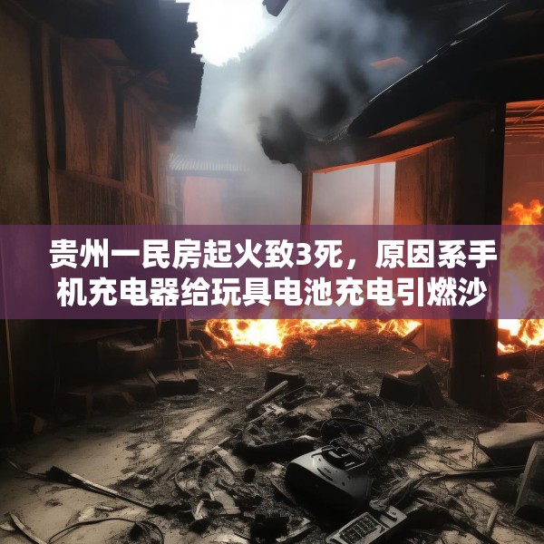 贵州一民房起火致3死，原因系手机充电器给玩具电池充电引燃沙发