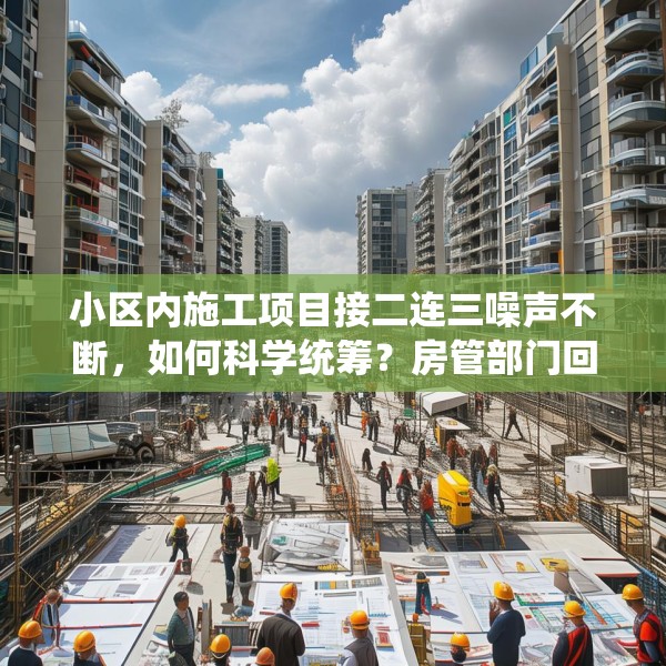 小区内施工项目接二连三噪声不断，如何科学统筹？房管部门回应