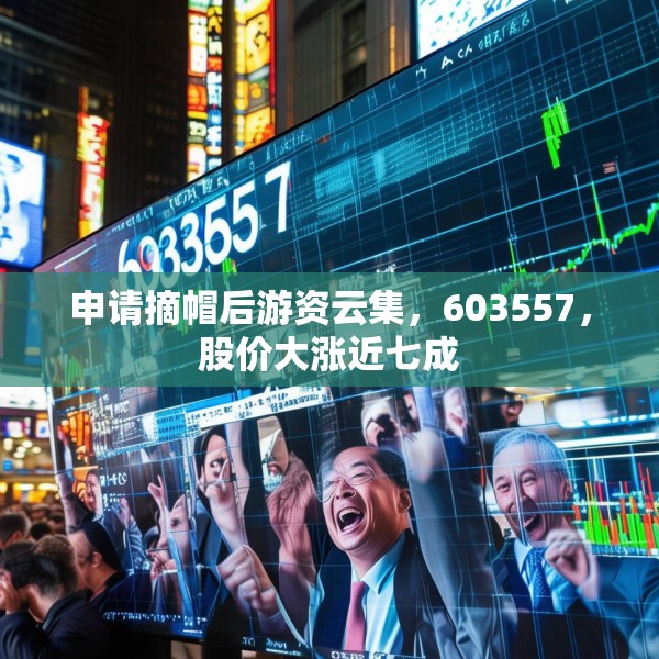 申请摘帽后游资云集，603557，股价大涨近七成