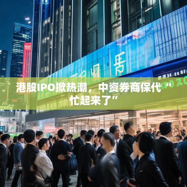 港股IPO掀热潮，中资券商保代“忙起来了”