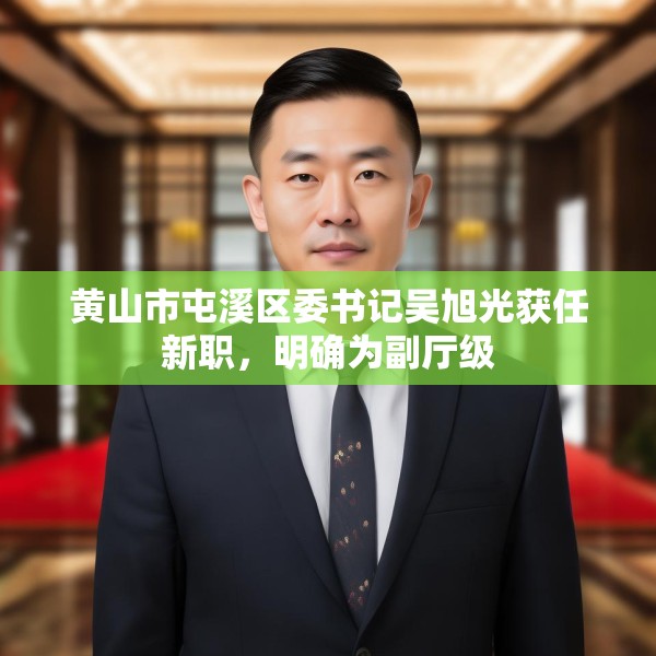黄山市屯溪区委书记吴旭光获任新职，明确为副厅级
