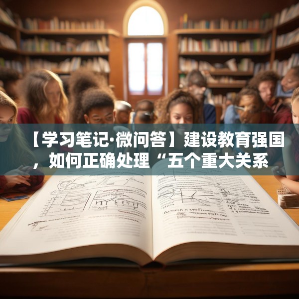 【学习笔记·微问答】建设教育强国，如何正确处理“五个重大关系”？