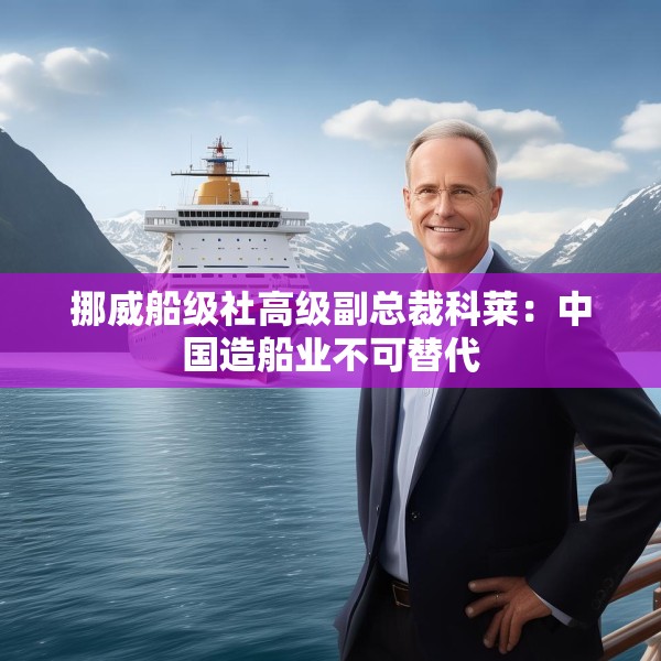 挪威船级社高级副总裁科莱：中国造船业不可替代
