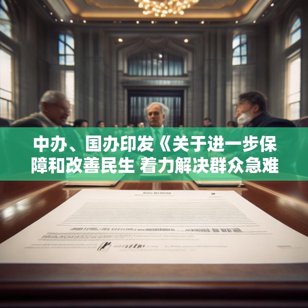 中办、国办印发《关于进一步保障和改善民生 着力解决群众急难愁盼的意见》