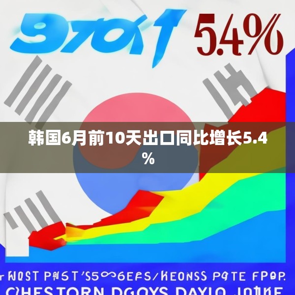 韩国6月前10天出口同比增长5.4%