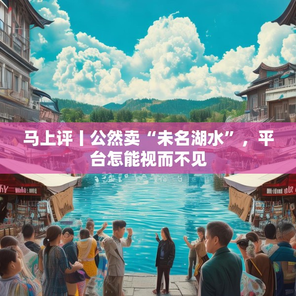 马上评丨公然卖“未名湖水”，平台怎能视而不见
