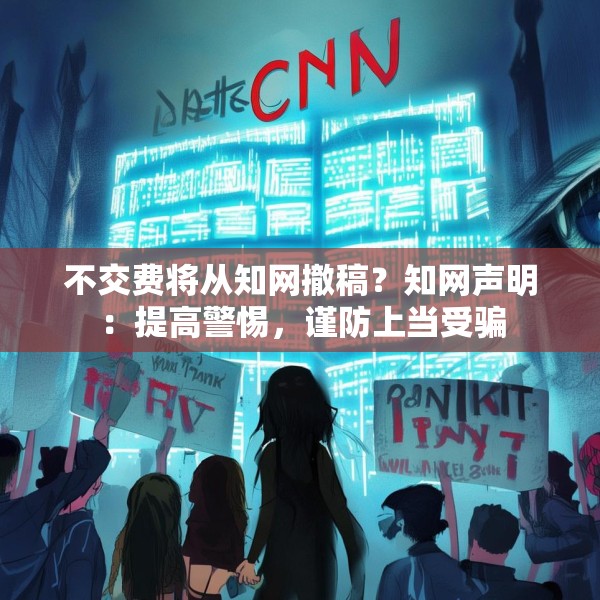 不交费将从知网撤稿？知网声明：提高警惕，谨防上当受骗