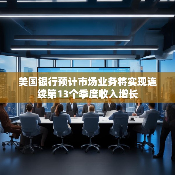 美国银行预计市场业务将实现连续第13个季度收入增长