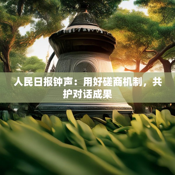 人民日报钟声：用好磋商机制，共护对话成果