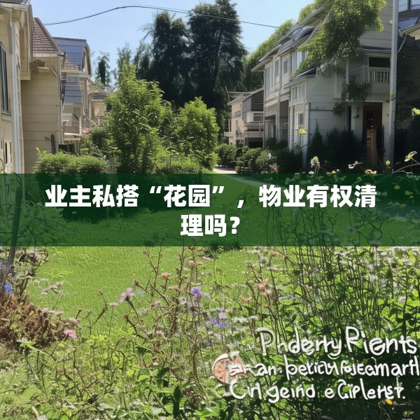 业主私搭“花园”，物业有权清理吗？