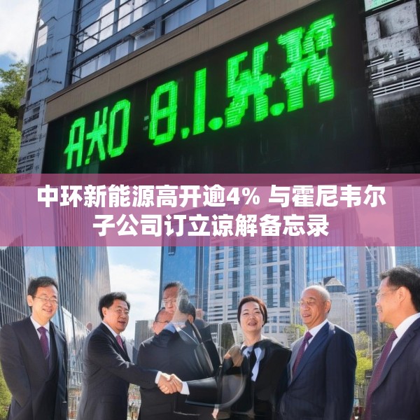 中环新能源高开逾4% 与霍尼韦尔子公司订立谅解备忘录