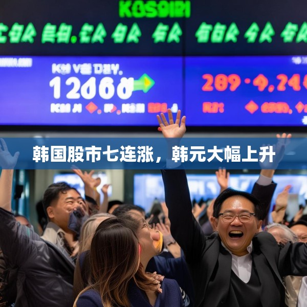 韩国股市七连涨，韩元大幅上升