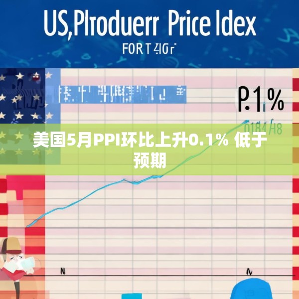 美国5月PPI环比上升0.1% 低于预期