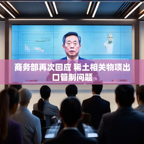 商务部再次回应 稀土相关物项出口管制问题