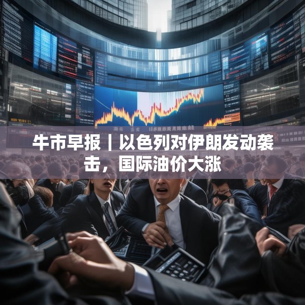 牛市早报｜以色列对伊朗发动袭击，国际油价大涨