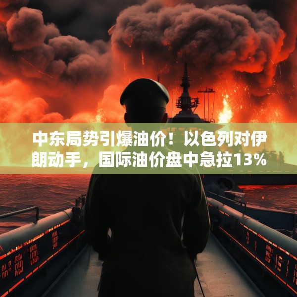 中东局势引爆油价！以色列对伊朗动手，国际油价盘中急拉13%