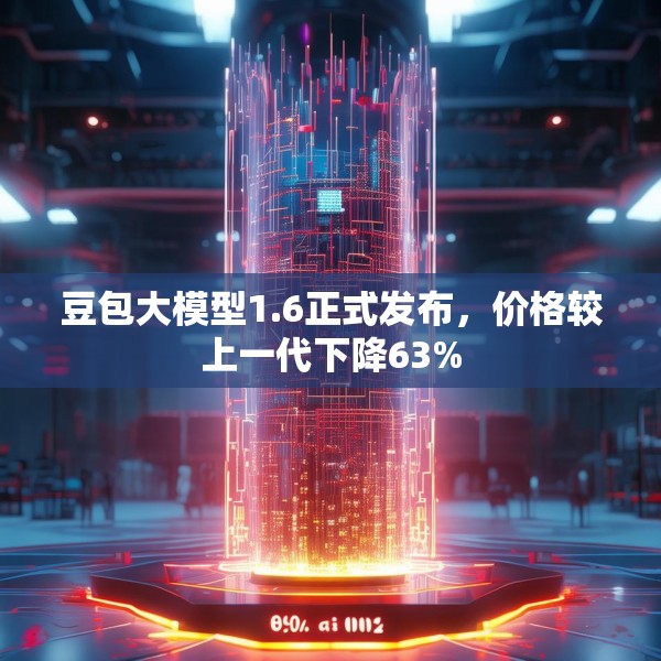 豆包大模型1.6正式发布，价格较上一代下降63%