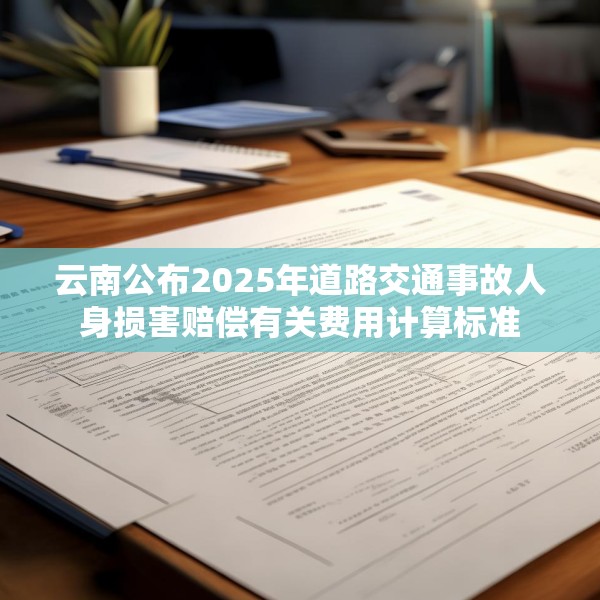 云南公布2025年道路交通事故人身损害赔偿有关费用计算标准