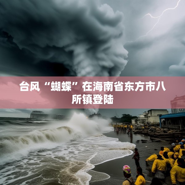 台风“蝴蝶”在海南省东方市八所镇登陆