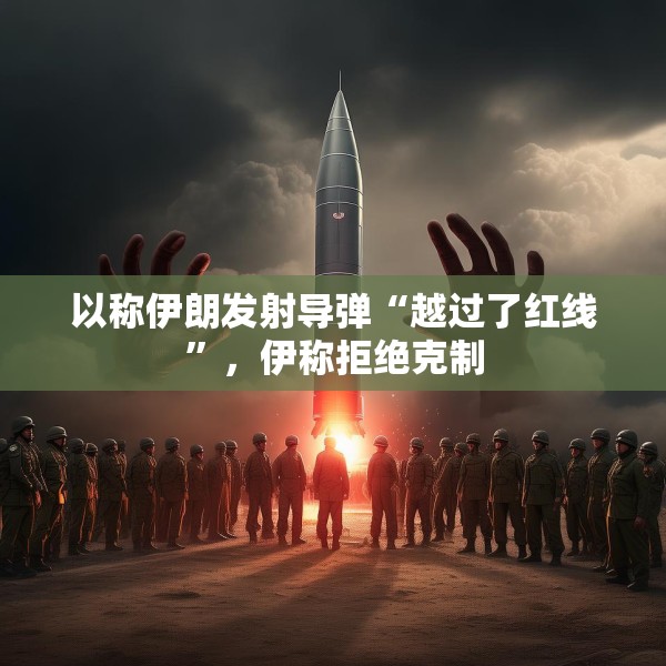 以称伊朗发射导弹“越过了红线”，伊称拒绝克制