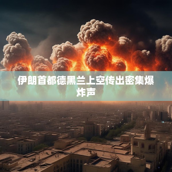伊朗首都德黑兰上空传出密集爆炸声