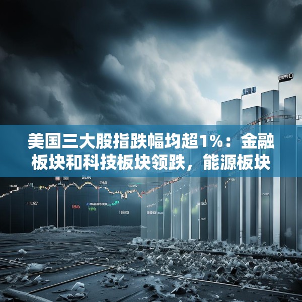 美国三大股指跌幅均超1%：金融板块和科技板块领跌，能源板块上涨