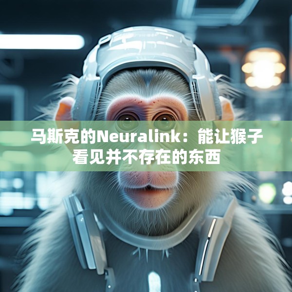 马斯克的Neuralink：能让猴子看见并不存在的东西
