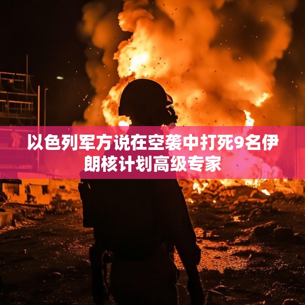 以色列军方说在空袭中打死9名伊朗核计划高级专家