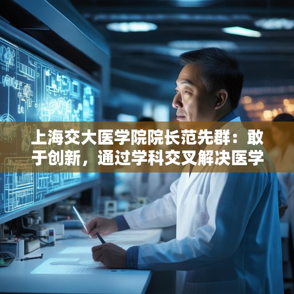上海交大医学院院长范先群：敢于创新，通过学科交叉解决医学难题