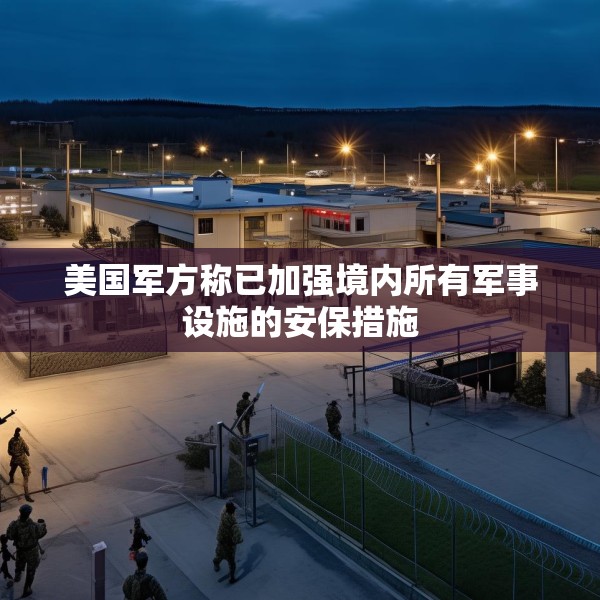 美国军方称已加强境内所有军事设施的安保措施