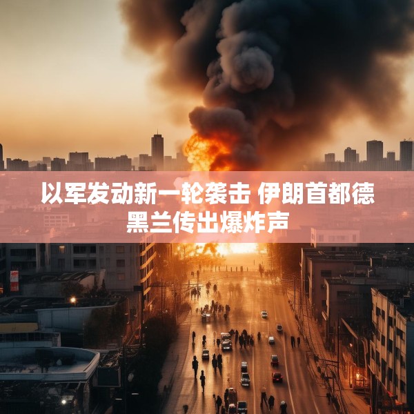 以军发动新一轮袭击 伊朗首都德黑兰传出爆炸声