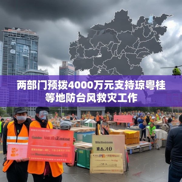 两部门预拨4000万元支持琼粤桂等地防台风救灾工作