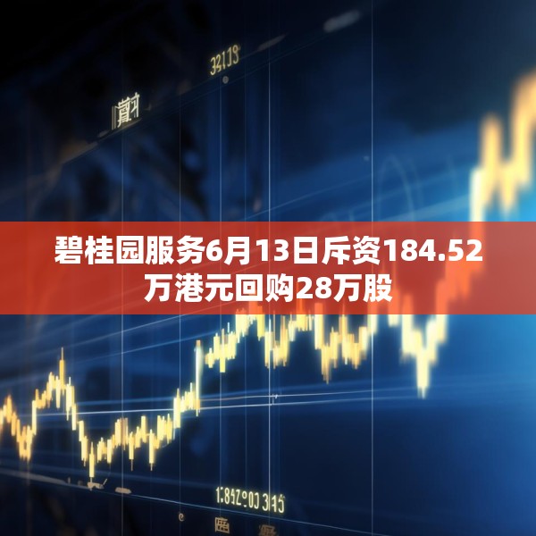 碧桂园服务6月13日斥资184.52万港元回购28万股