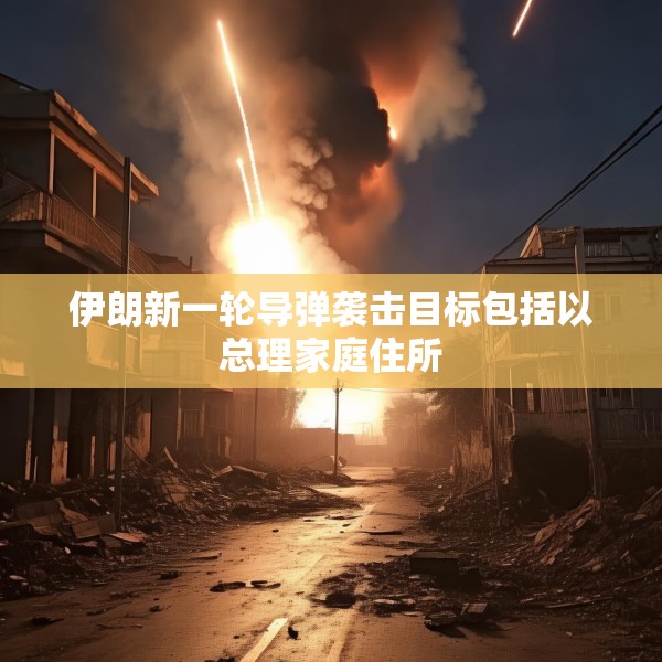 伊朗新一轮导弹袭击目标包括以总理家庭住所