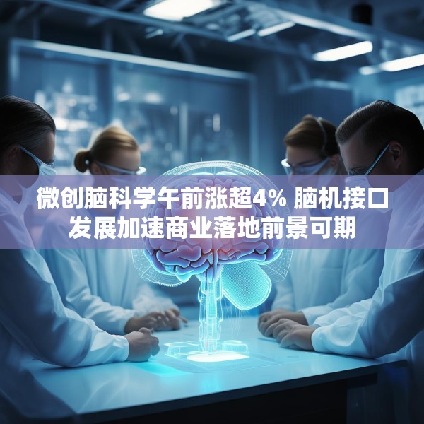 微创脑科学午前涨超4% 脑机接口发展加速商业落地前景可期